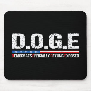 D.o.g.e Doge Department Of Government Efficiency U Mouse Pad