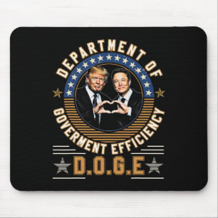 D.o.g.e Doge Department Of Government Efficiency U Mouse Pad