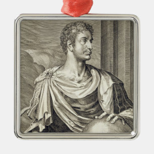D. Octavius Augustus (63 BC - 14 AD) Emperor of Ro Metal Ornament