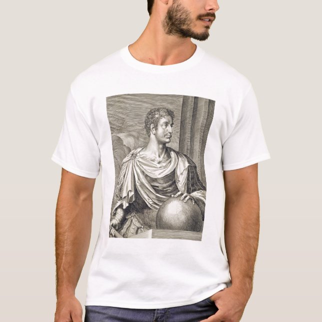 D. Octavius Augustus (63 BC - 14 AD) Emperor of Ro T-Shirt (Front)