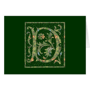 D Ornate Floral Monogram