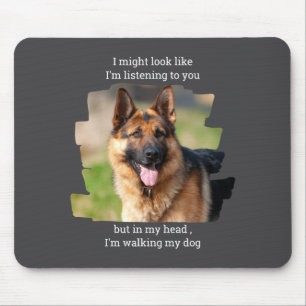 D Pet Photo Funny Dog Dad Mouse Pad