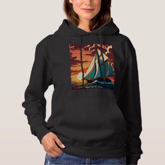 D pullover à capuche pour femme
