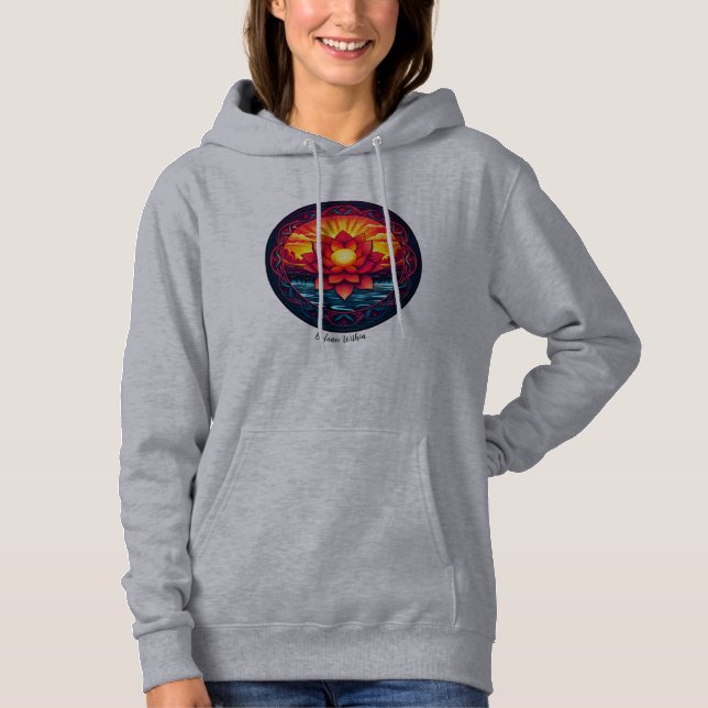 D pullover à capuche pour femmes (Devant)