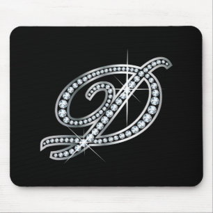 D script "Diamond Bling" Mouse Pad