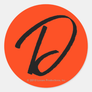 D - Sticker