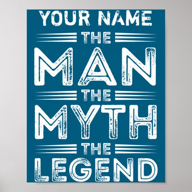 D The Man The Myth The Legend  Poster (Front)