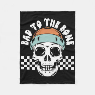 D To The Bone Skeleton Halloween Two Birthday Todd Fleece Blanket
