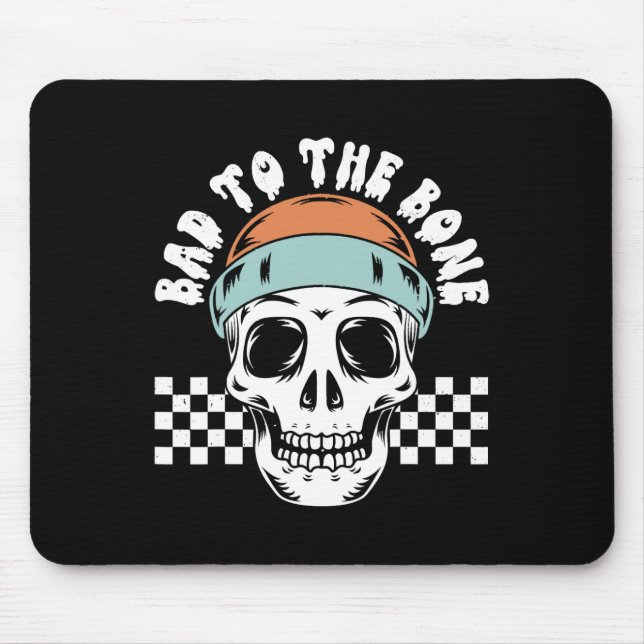 D To The Bone Skeleton Halloween Two Birthday Todd Mouse Pad (Front)