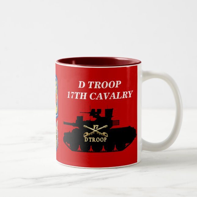 D Troop, 17th Cavalry M551 Sheridan Mug (Right)