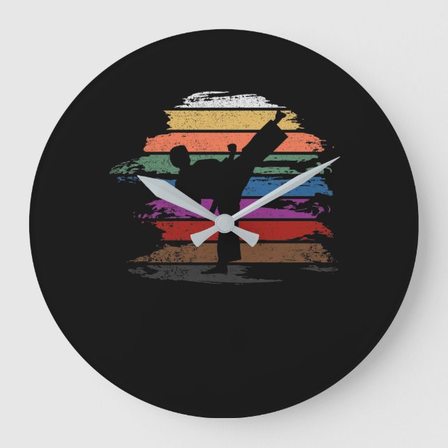 D:\TS\tshirt\phung\06 Phung\28\Karate Belt Colours Large Clock (Front)