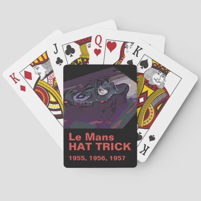 D-TYPE - HAT TRICK PLAYING CARDS (Back)