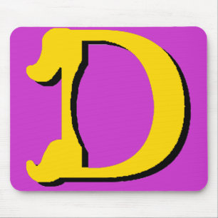 D (Yellow) Mousepad