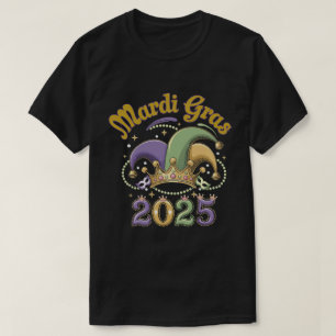 DA116-Mardi Gras 2025 Jester Crown Festival  T-Shirt