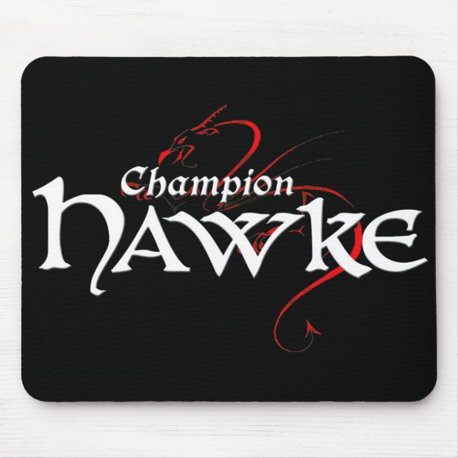 DA2 - Champ HAWKE - mousepad (dark) (Front)