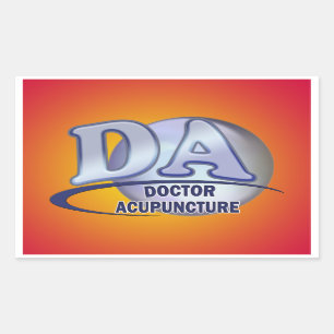 DA ACRONYM LOGO DOCTOR OF ACUPUNCTURE STICKER