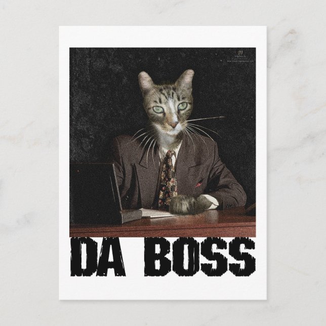 Da Boss Postcard (Front)