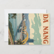 Da Nang Dragon Bridge in Stylized Art