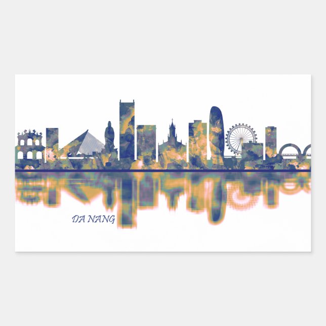 Da Nang Skyline Sticker (Front)