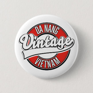 Da Nang vietnam retro logo 2 Inch Round Button