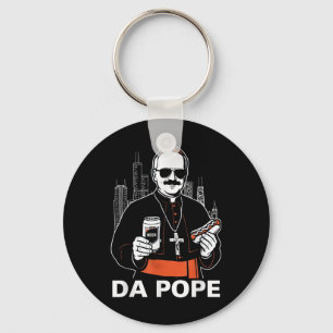 Da Pope America Pope Leo Xiv  Keychain