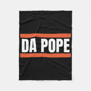 Da Pope From America Chicago Pope Leo Xiv Provost Fleece Blanket