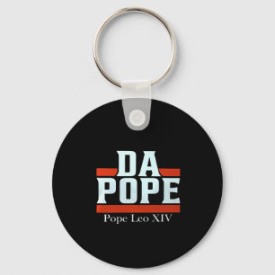 Da Pope From America Chicago Pope Leo XIV Provost  Keychain