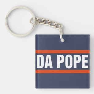 Da Pope From America Chicago Pope Leo XIV Provost Keychain