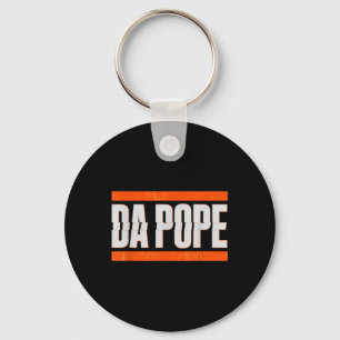 Da Pope From America Chicago Pope Leo Xiv Provost Keychain