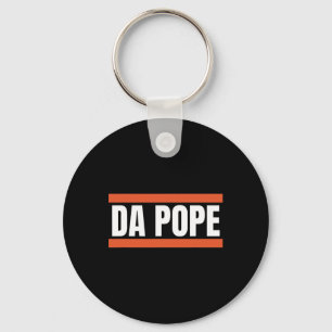 Da Pope From America Chicago Pope Leo Xiv Provost  Keychain