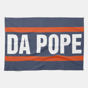 Da Pope From America Chicago Pope Leo XIV Provost Kitchen Towel
