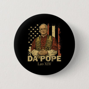 Da Pope Leo 2 Inch Round Button