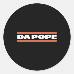 Da Pope Leo Classic Round Sticker