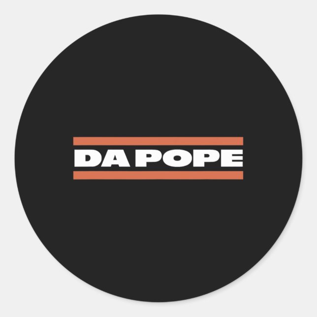 Da Pope Leo  Classic Round Sticker (Front)