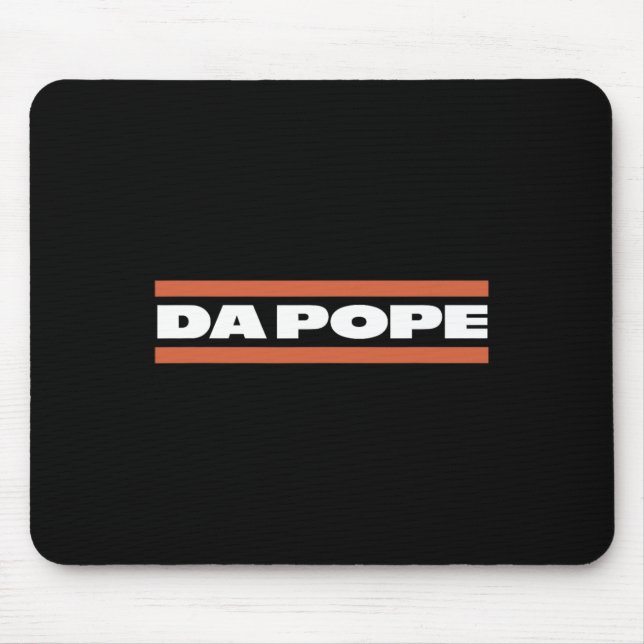 Da Pope Leo  Mouse Pad (Front)