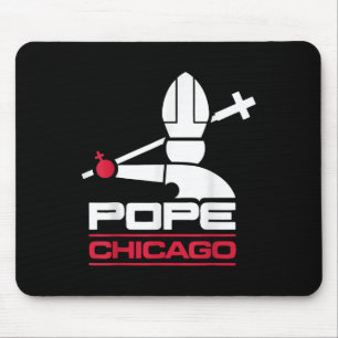 Da Pope Leo Xiv Shirt Chicago Baseball Mouse Pad