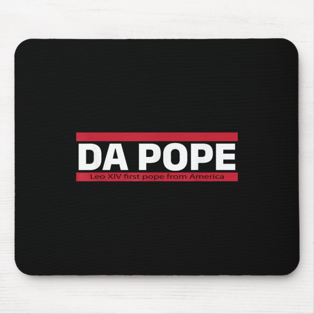 Da Pope Pope Leo Xiv  Mouse Pad (Front)