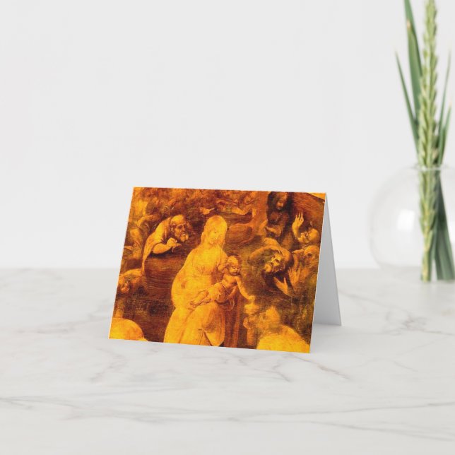 Da Vinci - Adoration of the Magi Card (Front)