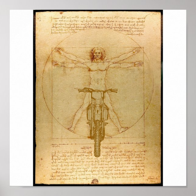 Da Vinci Dirt Bike Motocross Supercross Freestyle  Poster (Front)