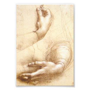 Da Vinci Hands Photo Print
