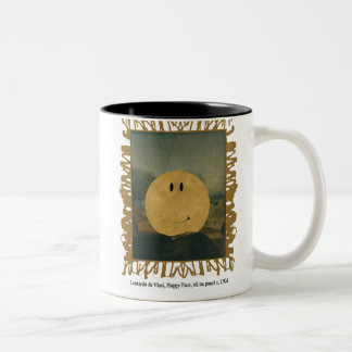 da vinci happy face mug