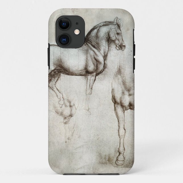 Da Vinci Horse Case-Mate iPhone Case (Back)