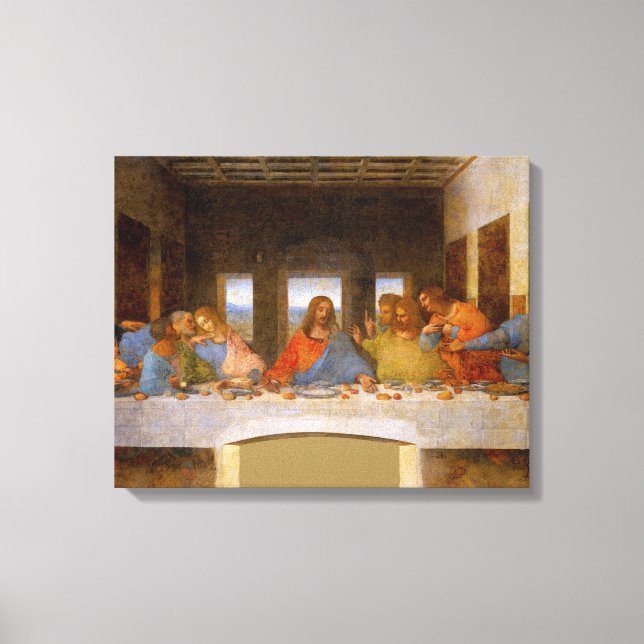 Da Vinci Last Supper Fine Art Classic Canvas Print (Front)