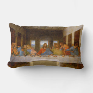 Da Vinci Last Supper Fine Art Classic Lumbar Pillow
