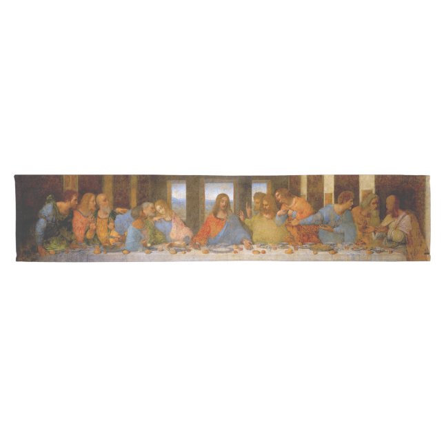 Da Vinci Last Supper Fine Art Classic Short Table Runner (Horizontal)