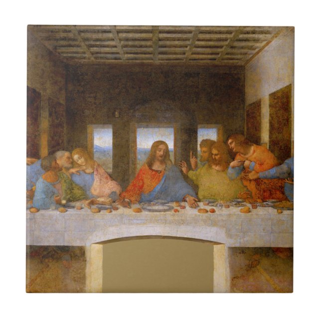 Da Vinci Last Supper Fine Art Classic Tile (Front)
