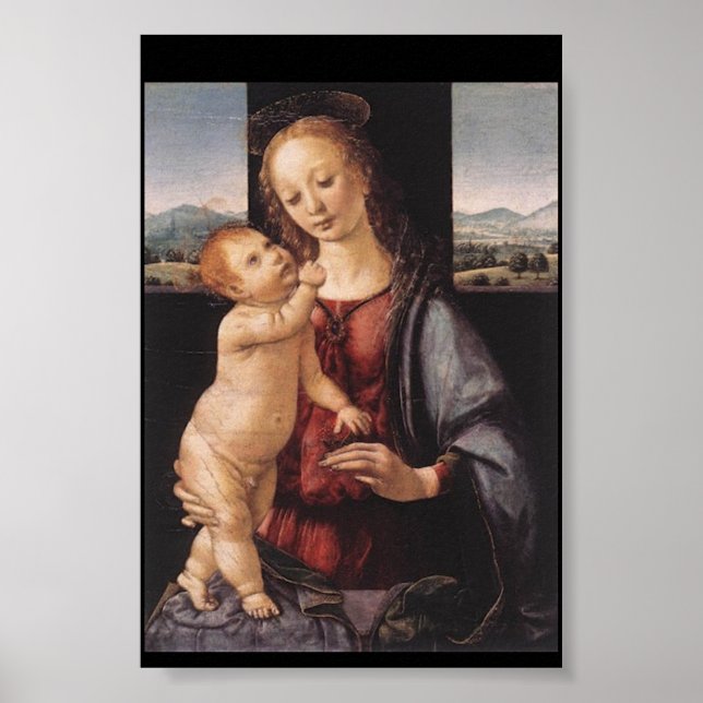 DA VINCI MADONNA AND CHILD POSTER (Front)