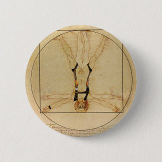 da Vinci Skydiving 2 Inch Round Button