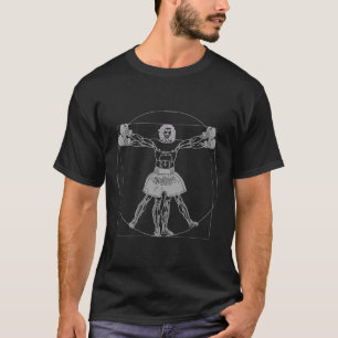 Da Vinci Vitruvian Man Muay Thai Mma Street Fight T-Shirt