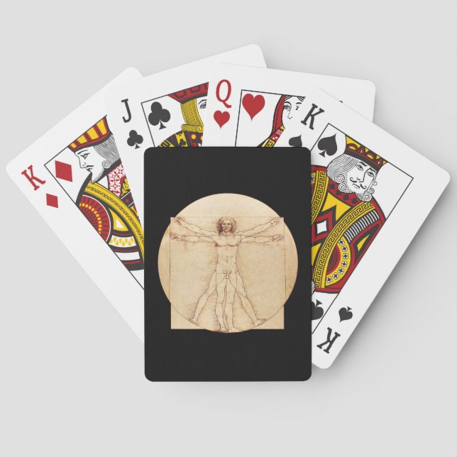 Da Vinci Vitruvian Man Playing Cards (Back)